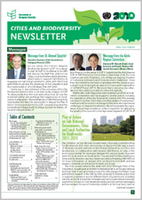 Cities and Biodiversity Newsletter Vol. 1 Issue 1