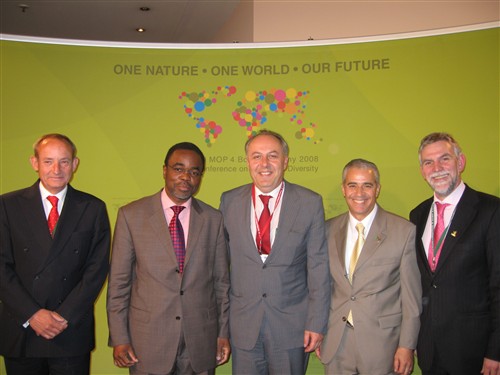 COP 9 - Rio Conventions with senior German officials © CBD