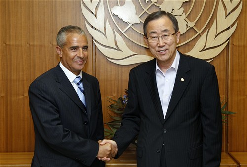 Meeting with the United Nations Secretary General United Nations-New York