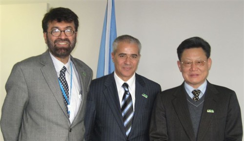 Meeting with Tariq Banuri, DSD/CSD, and Sha Zukang, USG for Economic and Social Affairs Secretariat of the Convention on Biological Diversity