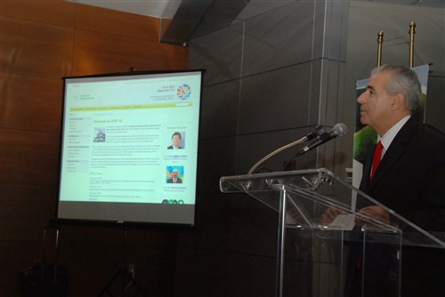 ABS-8 - Launch of the COP-MOP5 / COP-10 website Secretariat of the Convention on Biological Diversity
