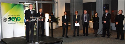 Reception in Montreal to mark closure of IYB Secretariat of the Convention on Biological Diversity