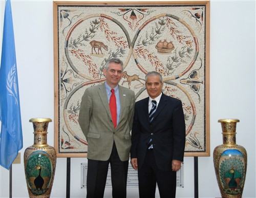 Visit of Jon Hutton, Director, UNEP-WCMC Secretariat of the Convention on Biological Diversity