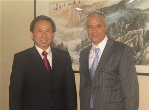 Meeting with the Environment Vice-Minister of China Secretariat of the Convention on Biological Diversity