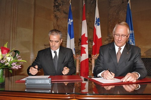 Signing of the Memorandum of Understanding 