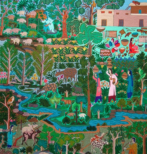 Traditional embroidered Gabba Secretariat of the Convention on Biological Diversity
