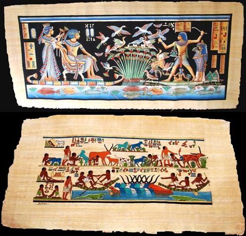 Egyptologist donates papyrus scrolls to the CBD Museum of Nature and Culture Secretariat of the Convention on Biological Diversity