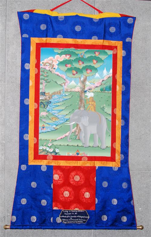 Mural painting: Thangkha - from Bhutan Secretariat of the Convention on Biological Diversity