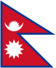 Country flag of Nepal