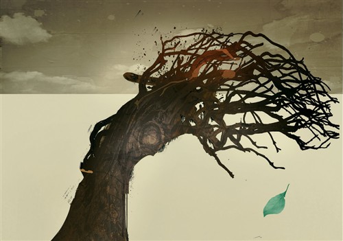 January: The Last Leaf 