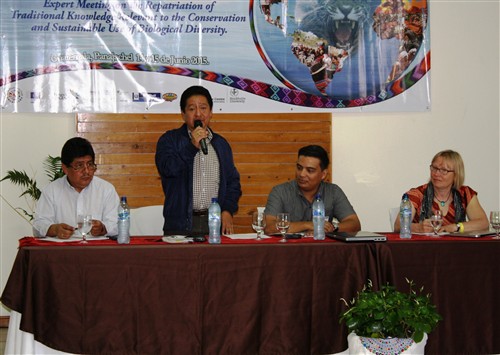 Mr. Carlos Batzin, Indigenous Fund Secretariat of the CBD