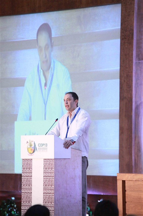 Lic. Jorge Legorreta Ordorica, Titular de la Unidad Coordinadora de Participación Social y Transparencia de la Secretaría de Medio Ambiente y Recursos Naturales de México (Semarnat) Cortesy of the Comision Comisión Nacional para el Desarrollo de los Pueblos Indígenas