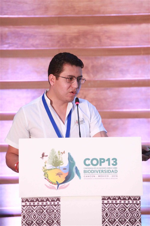 Mr. Ricardo Campos Quezada President of the Red Indígena de Turismo de México (RITA A.C.). Cortesy of the Comision Comisión Nacional para el Desarrollo de los Pueblos Indígenas