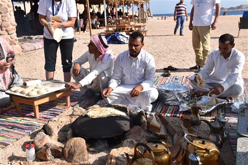 Traditional Bedouin lunch CBD Secretariat