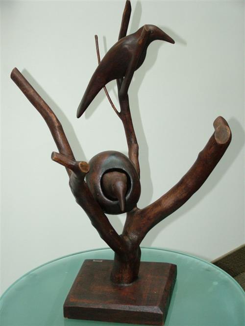 Wood carving from the Governor of the State of Paraná 