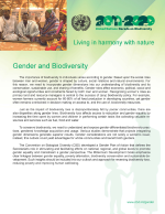 Gender and Biodiversity 2011