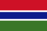 Country flag of Gambia (the)