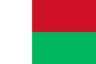 Country flag of Madagascar