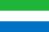 Country flag of Sierra Leone