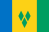 Country flag of Saint Vincent and the Grenadines