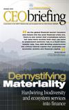  Demystifying Materiality: Hardwiring biodiversity and ecosystem services into finance