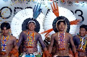 Ceremony by indigenous people at the opening of COP-8