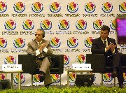 Ahmed Djoghlaf and Carlos Alberto Richa at the Opening of the High Level Segment at COP-8.
