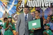 The children of Curitiba present letters to Mayor Carlos Alberto Richa and Minister Marina Silva 
