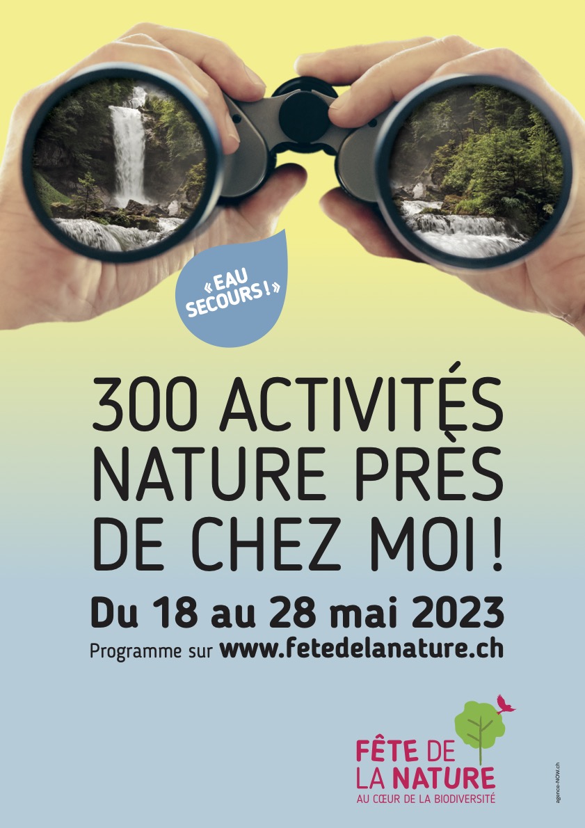 affiche de la fete de la nature en Suisse