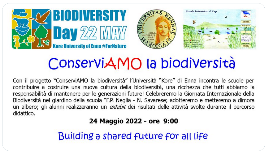 Flyer for ConserviAMO la biodiversita