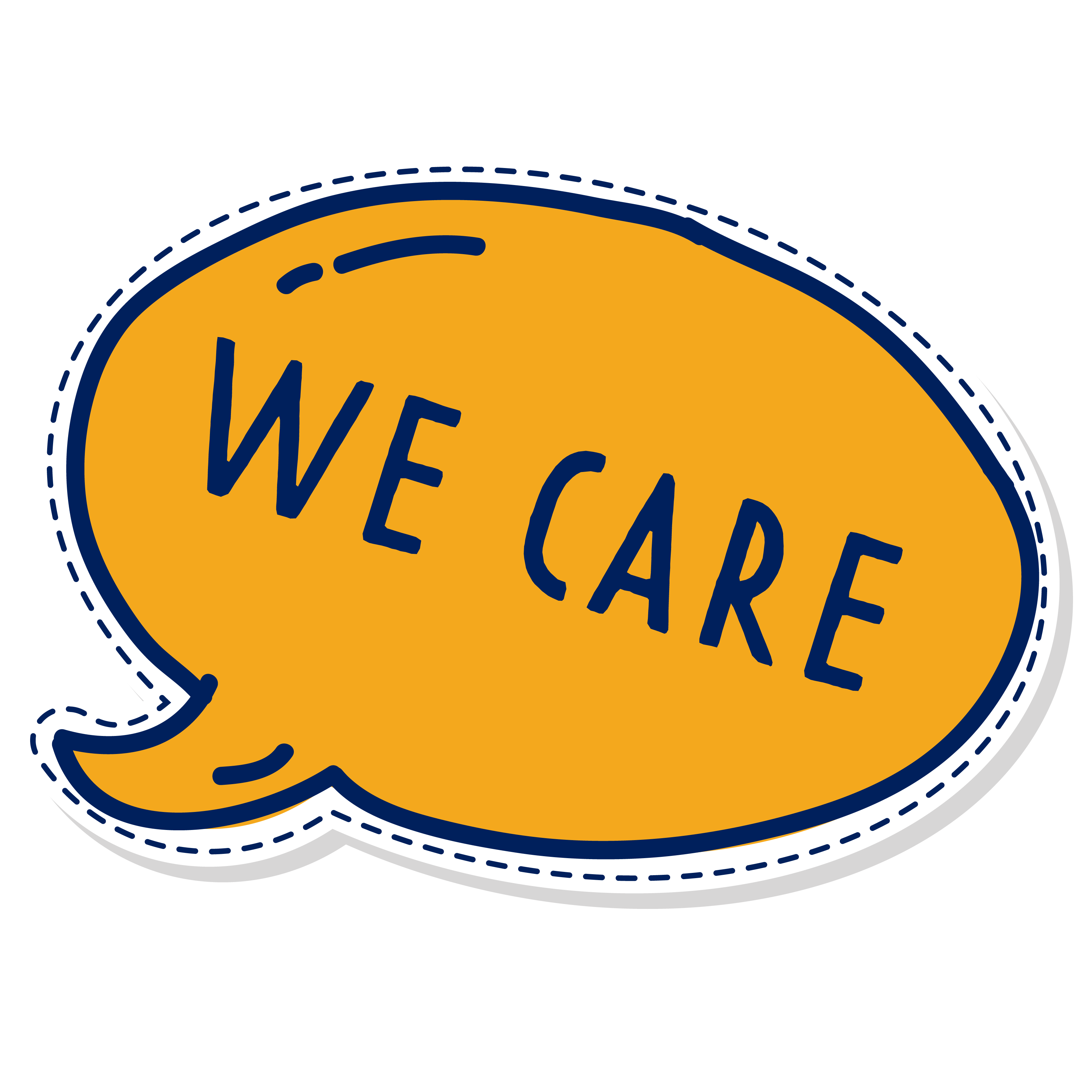 health for all graphic asset: we care