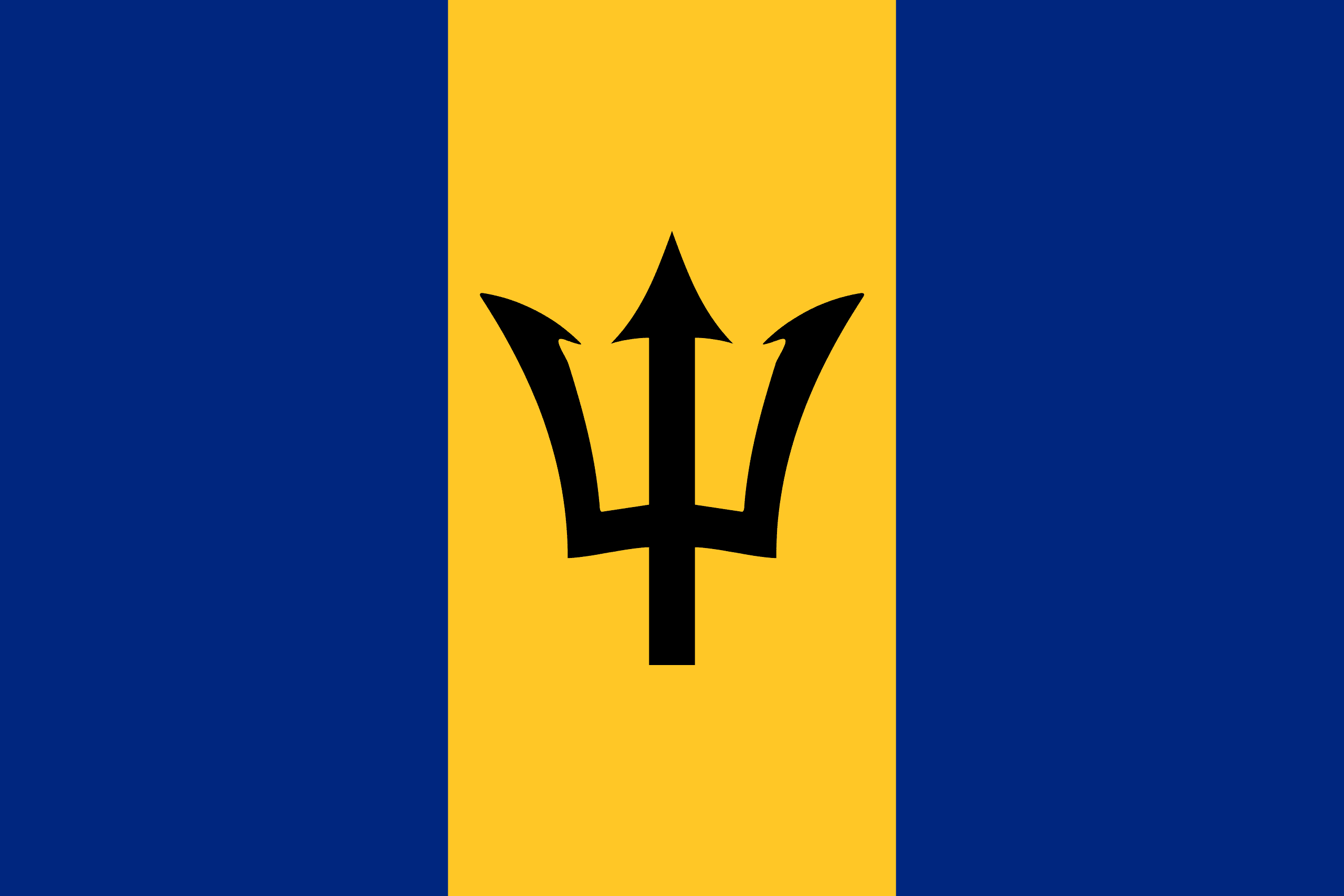 Flag: Barbados