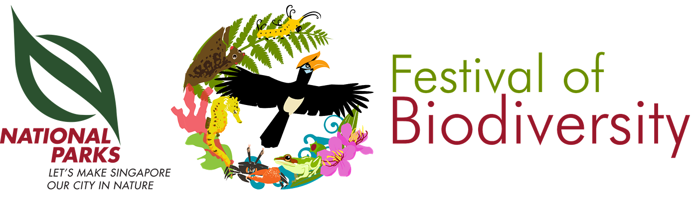 logo of organozers of the festival of biodiversity in Singapore