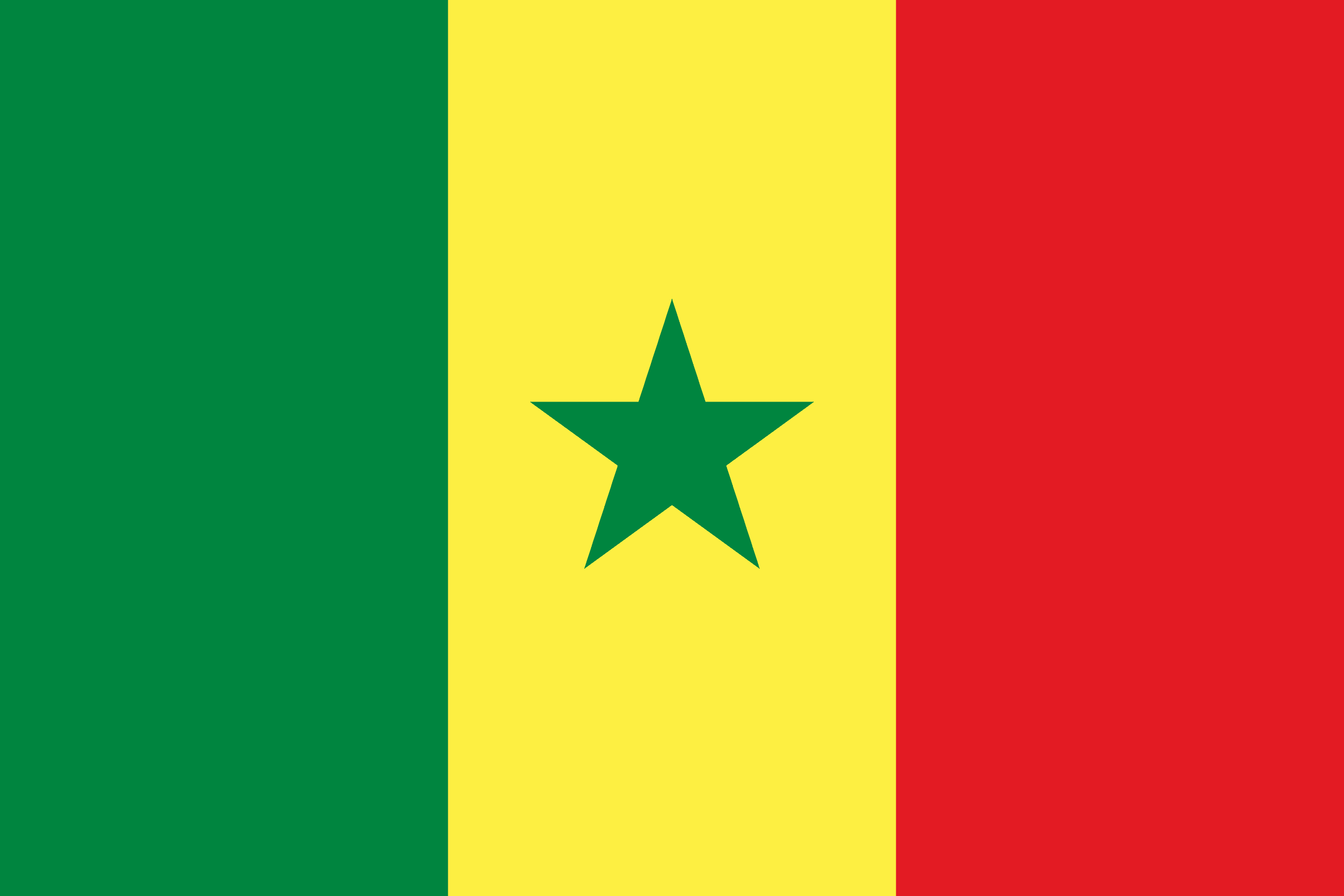 Flag: Senegal