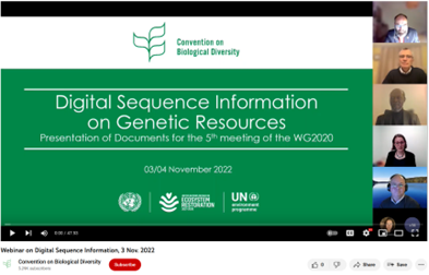 thumbnail of the recoring of the Webinar on DSI held on 3 Nov.22