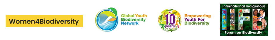 logos of Women4Biodiversity partners