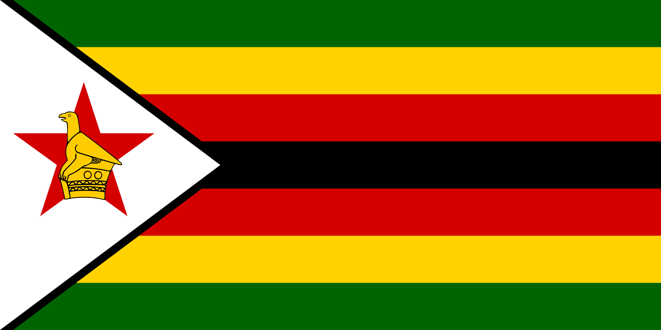 Flag: Zimbabwe